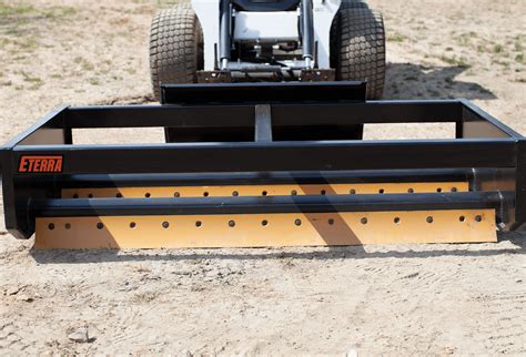 diy skid steer grader attachment|grading dirt with skid steer.